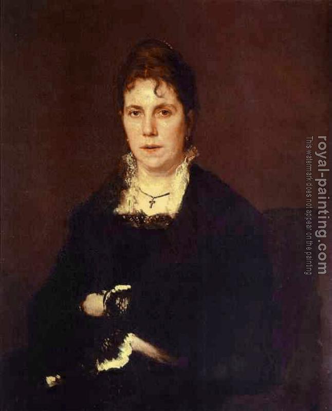 Ivan Nikolaevich Kramskoy : Portrait of Sophia Kramskaya the Artist's Wife